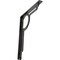 Ekena Millwork Maria Wrought Iron Bracket, (Single center brace), Antiqued Pewter 1 1/2"W x 12"D x 15"H BKTM01X12X15SMAAPW - alternate 1
